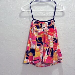 🆕 - Merona PLUS SIZE Multi Design Detachable Strap Swim Top - Size 16